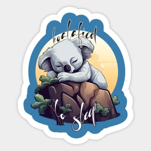 Koalafied to Sleep Sticker